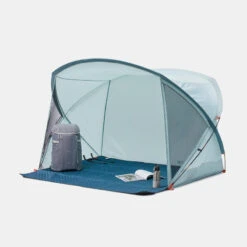 Quechua Abri à Arceaux De Camping - 4 Places - Arpenaz 4P -Camping Soldes Boutique abri a arceaux de camping 4 places arpenaz 4p 2