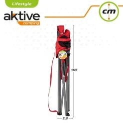 AKTIVE - Chaise De Camping XL Avec Porte-Gobelet -Camping Soldes Boutique aktive chaise de camping xl avec porte gobelet 6