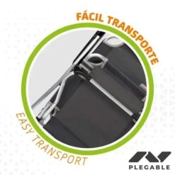 AKTIVE - Chaise Pliante Camping Fixe En Aluminium 54 X 57 X 91 Cm, Gris -Camping Soldes Boutique aktive chaise pliante camping fixe en aluminium 54 x 57 x 91 cm gris 3