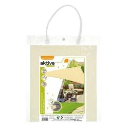 Aktive Garden Uv50 Store Triangulaire Couleur Crème -Camping Soldes Boutique aktive garden uv50 store triangulaire couleur creme 3