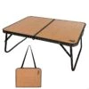 AKTIVE - Table De Camping Pliante Effet Bambou, 60x40x25 Cm -Camping Soldes Boutique aktive table de camping pliante effet bambou 60x40x25 cm