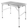 AKTIVE - Table De Camping Pliante, Réglable En 2 Hauteurs, 90x60x40/70 Cm, Gris -Camping Soldes Boutique aktive table de camping pliante reglable en 2 hauteurs 90x60x4070 cm gris