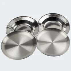 Assiette Camping Plate Et Creuse | Diamètre Env. 23 Cm | 2 Assiettes De Chaque -Camping Soldes Boutique assiette camping plate et creuse diametre env 23 cm 2 assiettes de chaque 3