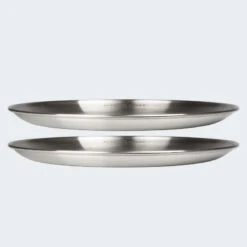 Assiette Plate De Camping | Diamètre Env. 23 Cm | Acier Inox | 2 Assiettes -Camping Soldes Boutique assiette plate de camping diametre env 23 cm acier inox 2 assiettes 6
