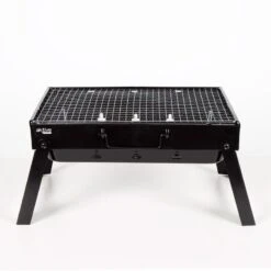 Barbecue Portable Rectangulaire Pliable Noir 50x30x23 Cm Aktive -Camping Soldes Boutique barbecue portable rectangulaire pliable noir 50x30x23 cm aktive 1