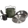 Batterie De Cuisine De Camping, Assiette Plate & Creuse, Couverts Et Tasse Set -Camping Soldes Boutique batterie de cuisine de camping assiette plate and creuse couverts et tasse set