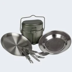 Batterie De Cuisine De Camping, Assiette Plate & Creuse Et Couverts Set 11 Batterie De Cuisine De Camping, Assiette Plate & Creuse Et Couverts Set -Camping Soldes Boutique batterie de cuisine de camping assiette plate and creuse et couverts set 2