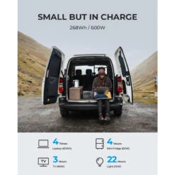 Camping Soldes Boutique -Camping Soldes Boutique bluetti generateur electrique eb3apv200 268wh600w lifepo4 batterie pour voyage 1