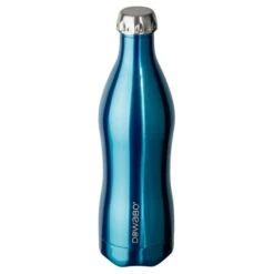 Bouteille Isotherme Double Paroi Collection Metallic - 750 Ml - Bleu -Camping Soldes Boutique bouteille isotherme double paroi collection metallic 750 ml bleu 2