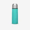 Quechua Bouteille Isotherme Inox 0,4L Avec Gobelet Pour La Randonnée - Turquoise -Camping Soldes Boutique bouteille isotherme inox 04l avec gobelet pour la randonnee turquoise