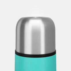 Quechua Bouteille Isotherme Inox 0,4L Avec Gobelet Pour La Randonnée - Turquoise 15 Quechua Bouteille Isotherme Inox 0,4L Avec Gobelet Pour La Randonnée - Turquoise -Camping Soldes Boutique bouteille isotherme inox 04l avec gobelet pour la randonnee turquoise 3