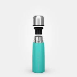 Quechua Bouteille Isotherme Inox 0,4L Avec Gobelet Pour La Randonnée - Turquoise 19 Quechua Bouteille Isotherme Inox 0,4L Avec Gobelet Pour La Randonnée - Turquoise -Camping Soldes Boutique bouteille isotherme inox 04l avec gobelet pour la randonnee turquoise 7