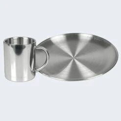 Camping Assiette Plate Et Tasse Isotherme Set | Acier Inoxydable -Camping Soldes Boutique camping assiette plate et tasse isotherme set acier inoxydable 2