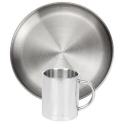 Camping Assiette Plate Et Tasse Isotherme Set | Acier Inoxydable