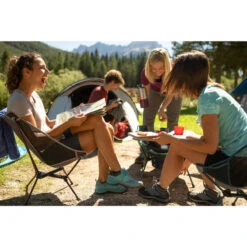 Quechua CHAISE BASSE PLIANTE DE CAMPING MH500 GRIS -Camping Soldes Boutique chaise basse pliante de camping mh500 gris 6
