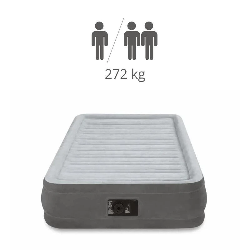 Intex Comfort-Plush 'Queen' - Lit Gonflable - 203x152x33cm - Compris Les Accessoires 5 Intex Comfort-Plush 'Queen' - Lit Gonflable - 203x152x33cm - Compris Les Accessoires – Image 3