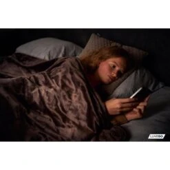 Couverture Électrique Luvego Avec Polaire/Sherpa - Brun Foncé -Camping Soldes Boutique couverture electrique luvego avec polairesherpa brun fonce 6