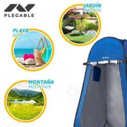 Douche De Camping Et Tente à Langer Sans Plancher Aktive 120x120x185 Cm -Camping Soldes Boutique douche de camping et tente a langer sans plancher aktive 120x120x185 cm 3