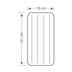 Intex Downy Jr. Twin Airbed - Lit Gonflable - 191x76x25cm - Avec Accessoires -Camping Soldes Boutique downy jr twin airbed lit gonflable 191x76x25cm avec accessoires 3