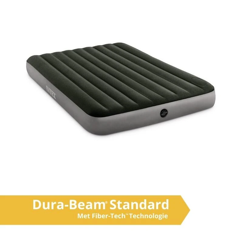 Intex Downy Queen Airbed - Lit Gonflable - 203x152x25cm - Avec Accessoires 4 Intex Downy Queen Airbed - Lit Gonflable - 203x152x25cm - Avec Accessoires – Image 2