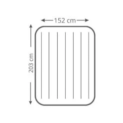 Intex Downy Queen Airbed - Lit Gonflable - 203x152x25cm - Avec Accessoires 10 Intex Downy Queen Airbed - Lit Gonflable - 203x152x25cm - Avec Accessoires -Camping Soldes Boutique downy queen airbed lit gonflable 203x152x25cm avec accessoires 3