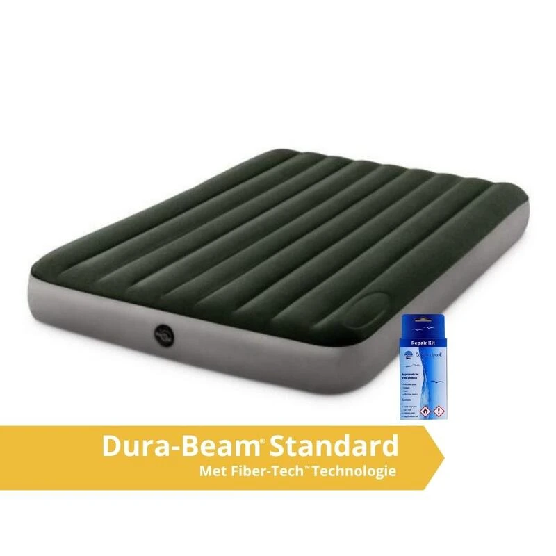Intex Downy Queen Airbed - Lit Gonflable - 203x152x25cm - Avec Accessoires 3 Intex Downy Queen Airbed - Lit Gonflable - 203x152x25cm - Avec Accessoires