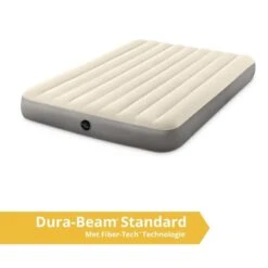 Intex Dura Beam - Lit Gonflable - 203x152x25cm - Compris Les Accessoires -Camping Soldes Boutique dura beam lit gonflable 203x152x25cm compris les accessoires 1