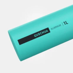 Quechua Gourde Alu 1L Avec Bouchon à Ouverture Rapide Pour La Randonnée - Vert -Camping Soldes Boutique gourde alu 1l avec bouchon a ouverture rapide pour la randonnee vert 2