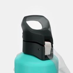 Quechua Gourde Alu 1L Avec Bouchon à Ouverture Rapide Pour La Randonnée - Vert -Camping Soldes Boutique gourde alu 1l avec bouchon a ouverture rapide pour la randonnee vert 4