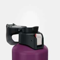 Quechua Gourde Alu 1L Avec Bouchon à Ouverture Rapide Pour La Randonnée - Violet -Camping Soldes Boutique gourde alu 1l avec bouchon a ouverture rapide pour la randonnee violet 6