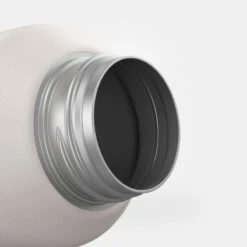 Quechua Gourde Inox 0,6L Avec Bouchon à Vis Pour La Randonnée - Blanc -Camping Soldes Boutique gourde inox 06l avec bouchon a vis pour la randonnee blanc 6