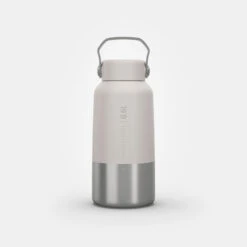Quechua Gourde Inox 0,6L Avec Bouchon à Vis Pour La Randonnée - Blanc -Camping Soldes Boutique gourde inox 06l avec bouchon a vis pour la randonnee blanc 9