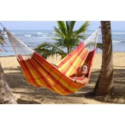 Hamac Amazonas Barbados Papaya -Camping Soldes Boutique hamac amazonas barbados papaya 4