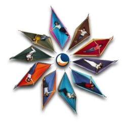 TICKET TO THE MOON Hamac Original Bleu / Turquoise 10 TICKET TO THE MOON Hamac Original Bleu / Turquoise -Camping Soldes Boutique hamac original bleu turquoise 3