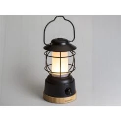 Lampe Lanterne De Camping LED Kiruna Jord - Rechargeable - USB - Bambou - Rétro -Camping Soldes Boutique lampe lanterne de camping led kiruna jord rechargeable usb bambou retro 2