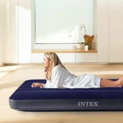 Matelas Gonflable - Intex Classic Downy -1 Personne - 76x191x25 Cm (BxLxH) 14 Matelas Gonflable - Intex Classic Downy -1 Personne - 76x191x25 Cm (BxLxH) -Camping Soldes Boutique matelas gonflable intex classic downy 1 personne 76x191x25 cm bxlxh 5