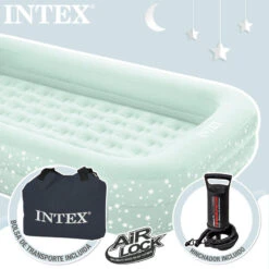 Matelas Gonflable - Intex Kidz - Matelas Gonflable Pour Enfants - 1 Personne -Camping Soldes Boutique matelas gonflable intex kidz matelas gonflable pour enfants 1 personne 1