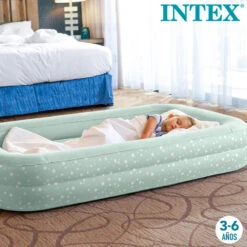 Matelas Gonflable - Intex Kidz - Matelas Gonflable Pour Enfants - 1 Personne -Camping Soldes Boutique matelas gonflable intex kidz matelas gonflable pour enfants 1 personne 3