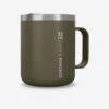 Quechua Mug MH500 Isotherme (double Paroi Inox) Camp Du Randonneur 0,38L Kaki -Camping Soldes Boutique mug mh500 isotherme double paroi inox camp du randonneur 038l kaki