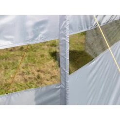 Paravent De Camping Bora - Brise-Vue - 4,5 X 1,4 M - Résistant Au Vent - Gris -Camping Soldes Boutique paravent de camping bora brise vue 45 x 14 m resistant au vent gris 4