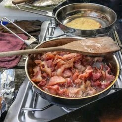 Pathfinder Poêle à Frire Pliable En Acier Inoxydable Avec Couvercle -Camping Soldes Boutique pathfinder poele a frire pliable en acier inoxydable avec couvercle 3