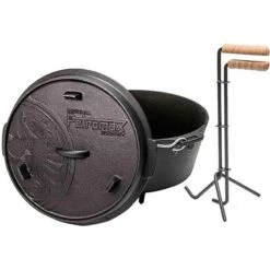 Petromax Dutch Oven FT3-3QT (avec Pieds) Et Lève-couvercle Professionnel -Camping Soldes Boutique petromax dutch oven ft3 3qt avec pieds et leve couvercle professionnel 1