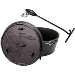 Petromax Dutch Oven FT3-3QT (avec Pieds) Et Levier De Couvercle -Camping Soldes Boutique petromax dutch oven ft3 3qt avec pieds et levier de couvercle 1