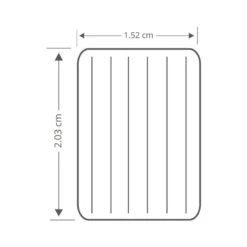 Intex Prestige Downy Jr. Twin Airbed - Lit Gonflable - 191x152x25cm - Avec Accessoires -Camping Soldes Boutique prestige downy jr twin airbed lit gonflable 191x152x25cm avec accessoires 3