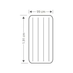 Intex Prestige Downy Jr. Twin Airbed - Lit Gonflable - 191x99x25cm - Avec Accessoires -Camping Soldes Boutique prestige downy jr twin airbed lit gonflable 191x99x25cm avec accessoires 3