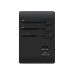 Prise Mondiale Universelle RollingSQUARE Avec 2 USB-C Et 3 USB-A -Camping Soldes Boutique prise mondiale universelle rollingsquare avec 2 usb c et 3 usb a 2