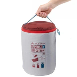 Quechua SAC DE COUCHAGE EN COTON POUR LE CAMPING - ARPENAZ 0° COTON -Camping Soldes Boutique sac de couchage en coton pour le camping arpenaz 0 coton 9