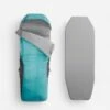 Quechua SAC DE COUCHAGE ENFANT 2 EN 1 - SLEEPIN BED JUNIOR 10°C BLEU -Camping Soldes Boutique sac de couchage enfant 2 en 1 sleepin bed junior 10c bleu