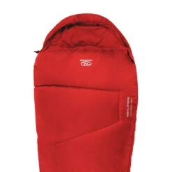 HIGHLANDER Sac De Couchage Sleepline 350 Momie 4°C Rouge -Camping Soldes Boutique sac de couchage sleepline 350 momie 4c rouge 4