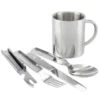 Set De Couverts De Camping & Tasse Thermique Inox | 1 Personne -Camping Soldes Boutique set de couverts de camping and tasse thermique inox 1 personne
